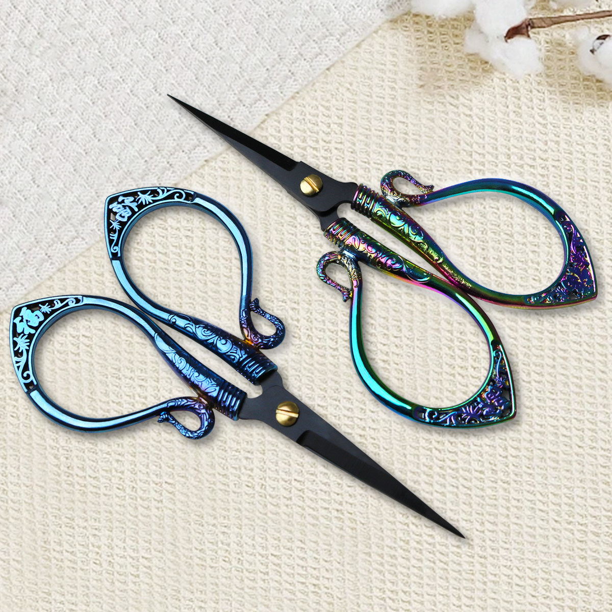 如意剪十字绣专用工具剪刀刺绣剪线头家用精致手工绣花复古剪便携,居家布艺,剪刀,淘宝优惠券,粉丝福利购,淘宝优惠卷