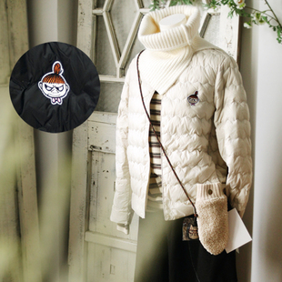 可爱亚美标90%白鸭绒轻薄羽绒服 外套女 秋冬保暖羽绒内胆宽松开衫