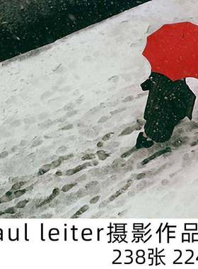 Saul leiter 索尔·莱特街头纽约派抽象摄影作品图片素材电子合集