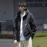 23秋冬季防水宽松流行雪山冲锋衣男生连帽夹克外套WT033-P88，男装夹克，电商C309B