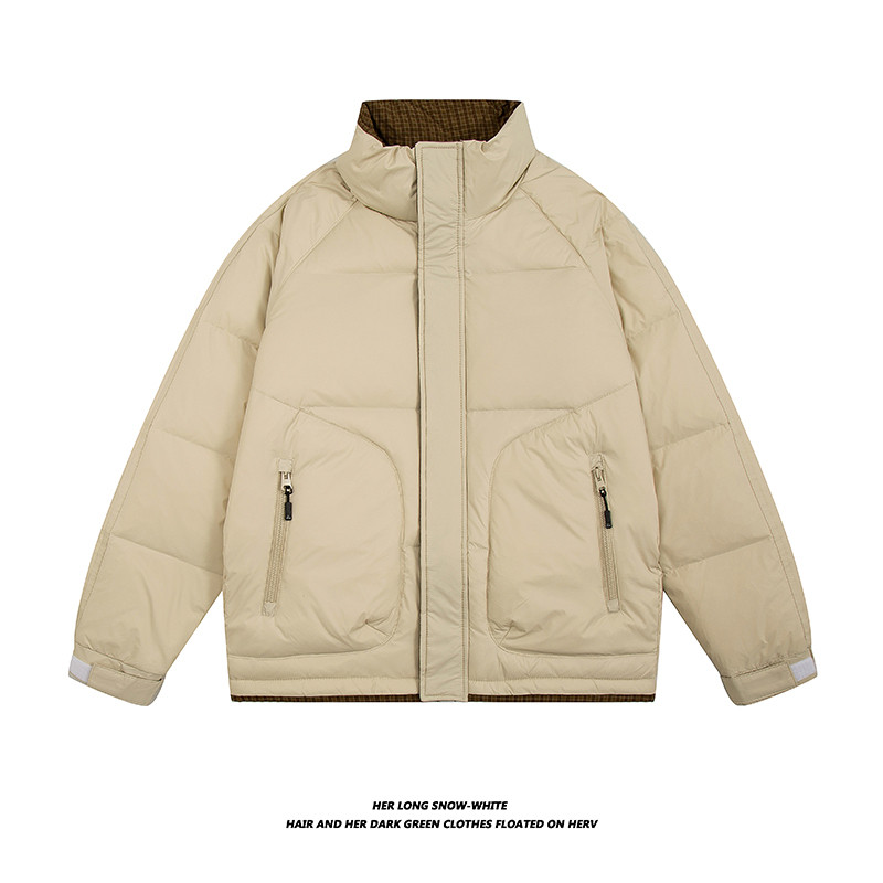 80%绒2024冬季新款男士羽绒服简约保暖加厚羽绒外套88009-P155,男装羽绒服,电商C309B