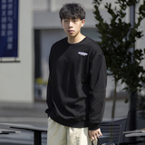 2024秋冬男士日系简约字母印花青年套头卫衣外套C309B-WY7713-P50，男装卫衣，电商C309B