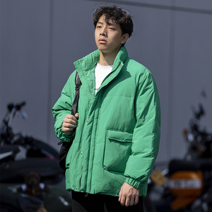 80%绒冬季新款纯色基础简约羽绒服潮牌加厚保暖外套 QY6626-P195图片