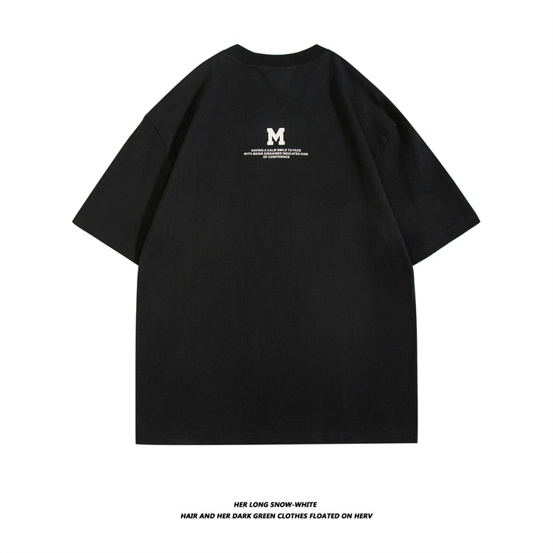 白底图抖音得物供货高品质250克重2024新款刺绣打底T恤8082-P35,男装T恤,电商C309B