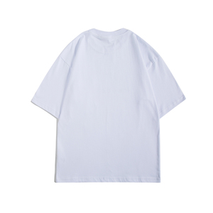T9270-P35 纯棉 250克重 夏季日系字母青少年宽松圆领短袖T恤图片