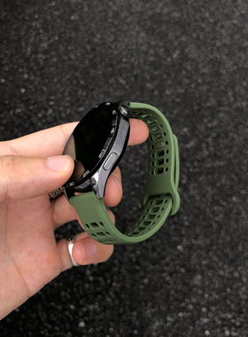 卡客风暴 按键快拆适用华为GT5pro表带GT4透气硅胶watch3按扣夏