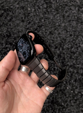 卡客风暴 适用苹果iwatch10表带s11金属ultra3快拆987654跑车钢带