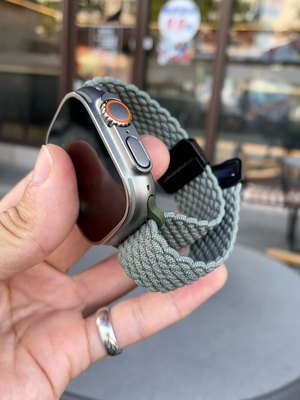 卡客 新款波浪纹适用苹果手表iwatch表带编织s987磁吸Ultra回环冬