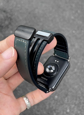卡客风暴适用小米手环8pro手表表带watchs2磁吸扣真皮内硅胶9pro