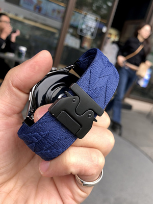 新款树叶纹机器脸扣GT5表带