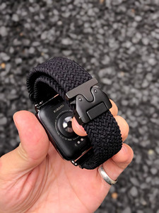 卡客风暴新款适用小米手环9pro表带编织弹力回环8pro机器人扣s4