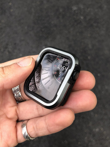kakeband铝合金橡胶适用苹果iwatch表壳s10防撞Ultra新款保护套男