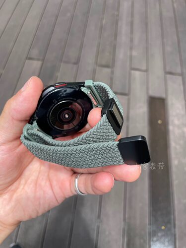 卡客 编织回环适用三星手表watch6c表带5pro磁吸扣4c弹力快拆7