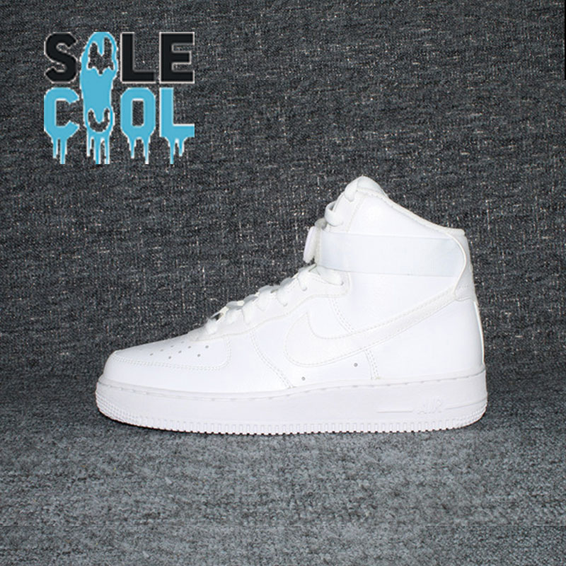 Nike/耐克Air Force 1 HIGH 07 空军一号全白高邦男鞋315121-115