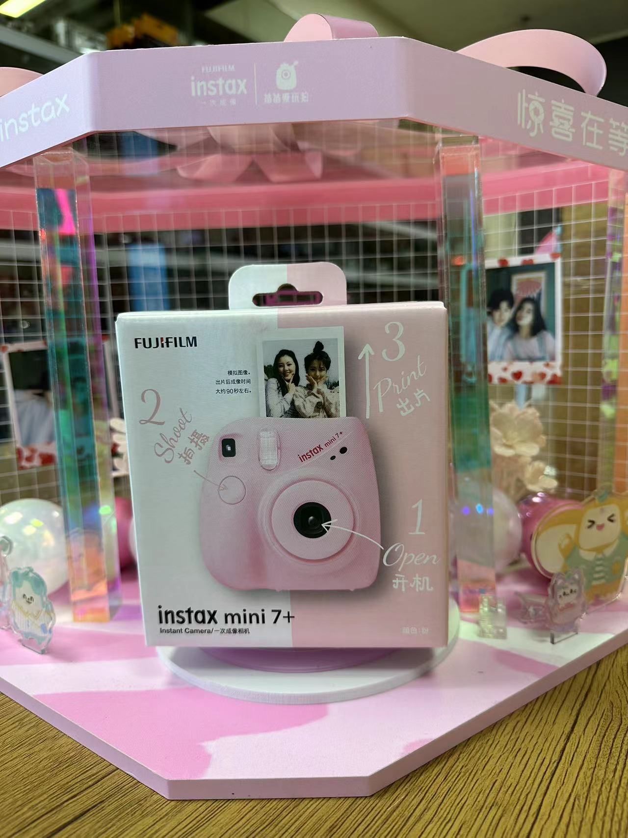 现货Fujifilm/富士instax mini7+一次成像相机拍立得迷你12