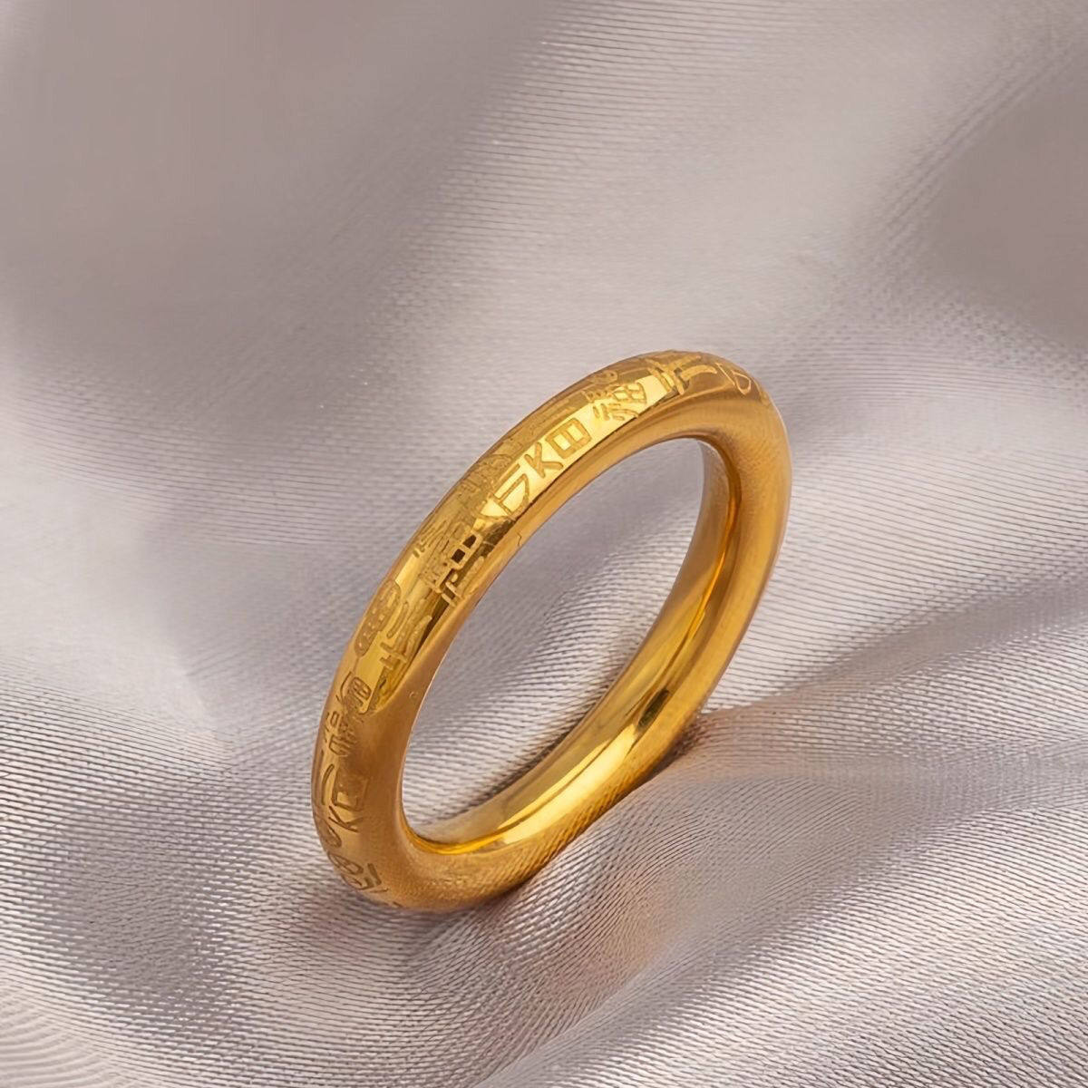 福气钛钢戒指炫小虫钛钢ins女