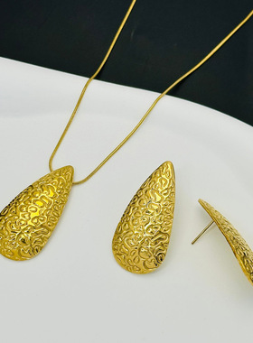 不掉色项链ins钛钢锁骨链女