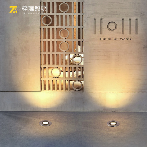 嵌入式地埋灯户外防水地灯侧发光地脚灯草坪灯庭院台阶楼梯墙角灯