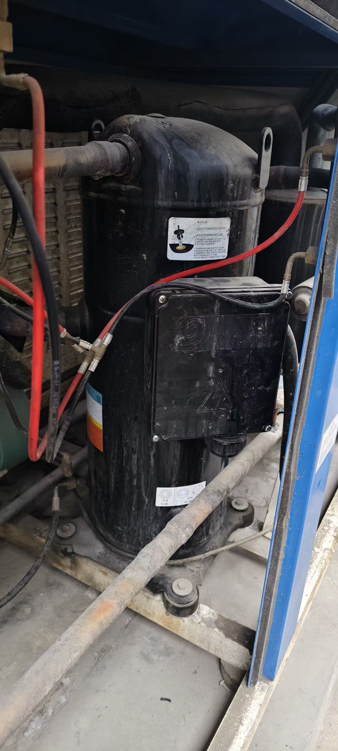 英华特低温YF200E1G-V100喷气增焓冻冷藏大涡旋压缩YM280E1G-100