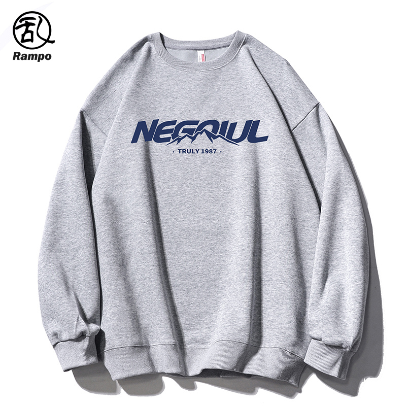 圆领卫衣2024秋季新款重磅上衣服