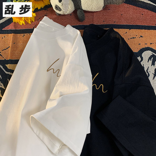 男士短袖t恤简约纯棉夏季体恤衫