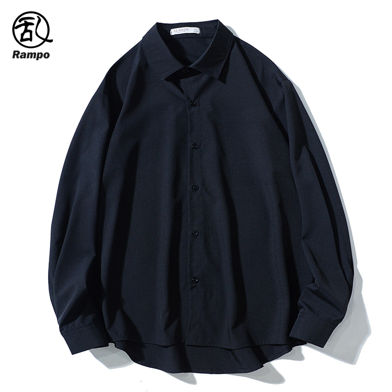 冰丝衬衫上衣男士长袖dkdk制服