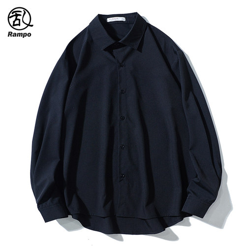 冰丝衬衫上衣男士长袖dkdk制服