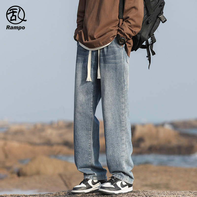 oversize牛仔裤水洗春夏季休闲裤