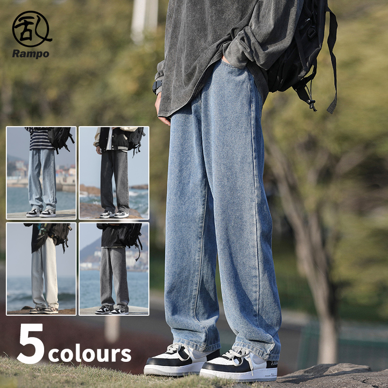 男士牛仔裤美式高街男生长裤