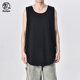 全棉健身运动背心男士 ins 打底衫 240g重磅纯棉无袖 T恤潮牌宽松美式