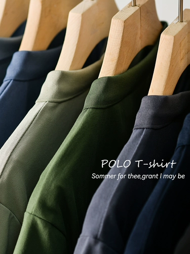 Цветная летняя универсальная футболка polo для отдыха, свободный крой