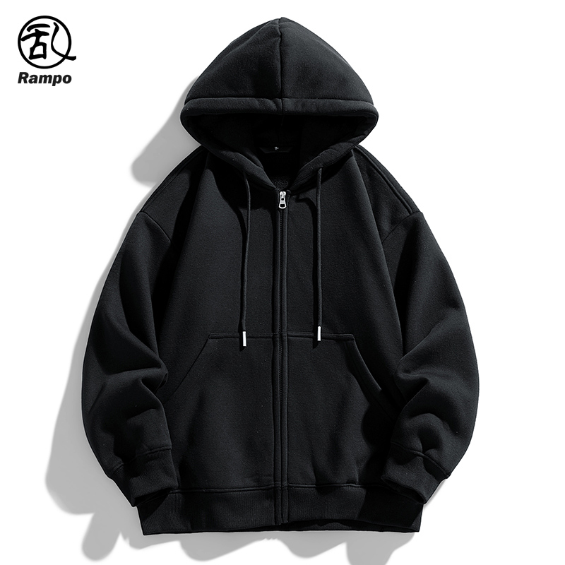 330G重磅卫衣男连帽秋季带帽外套