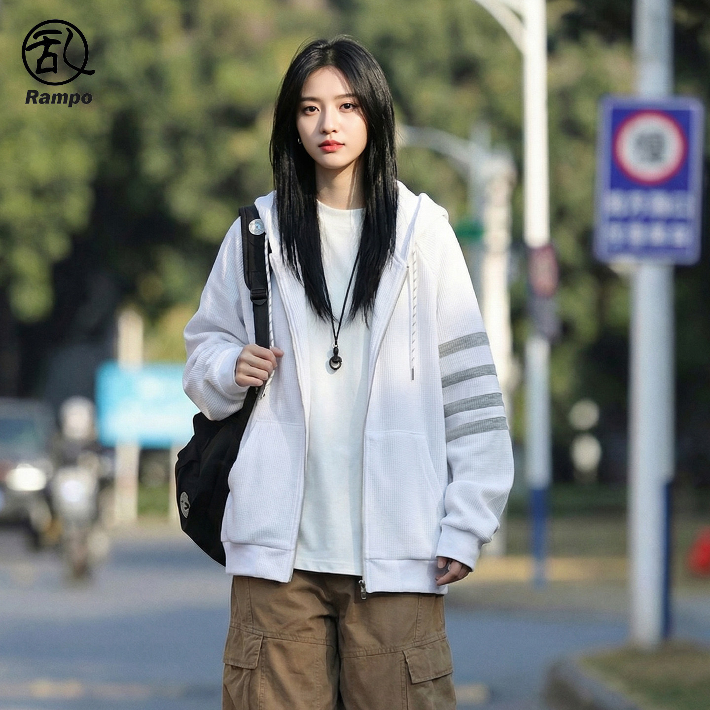 日系复古开衫卫衣男女冬季重磅慵懒风华夫格外套宽松休闲条纹上衣,女装/女士精品,卫衣/绒衫,淘宝优惠券,粉丝福利购,淘宝优惠卷