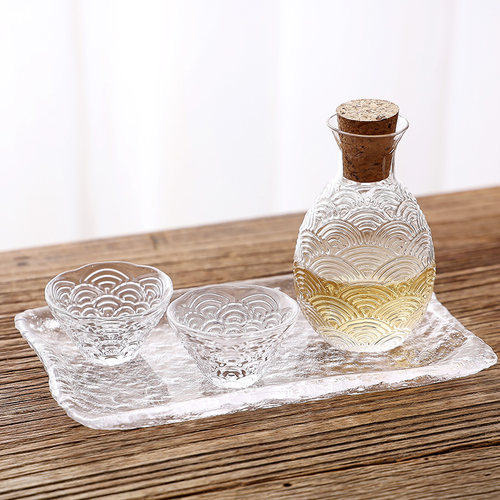祥云系列白酒酒具套装小酒杯清酒壶家用小号烈酒杯一两温酒分酒器 - 封面