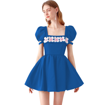 茬客法式甜美风连衣裙