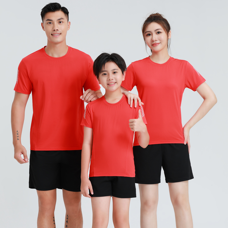 套装2024新款透气羽毛球服对克