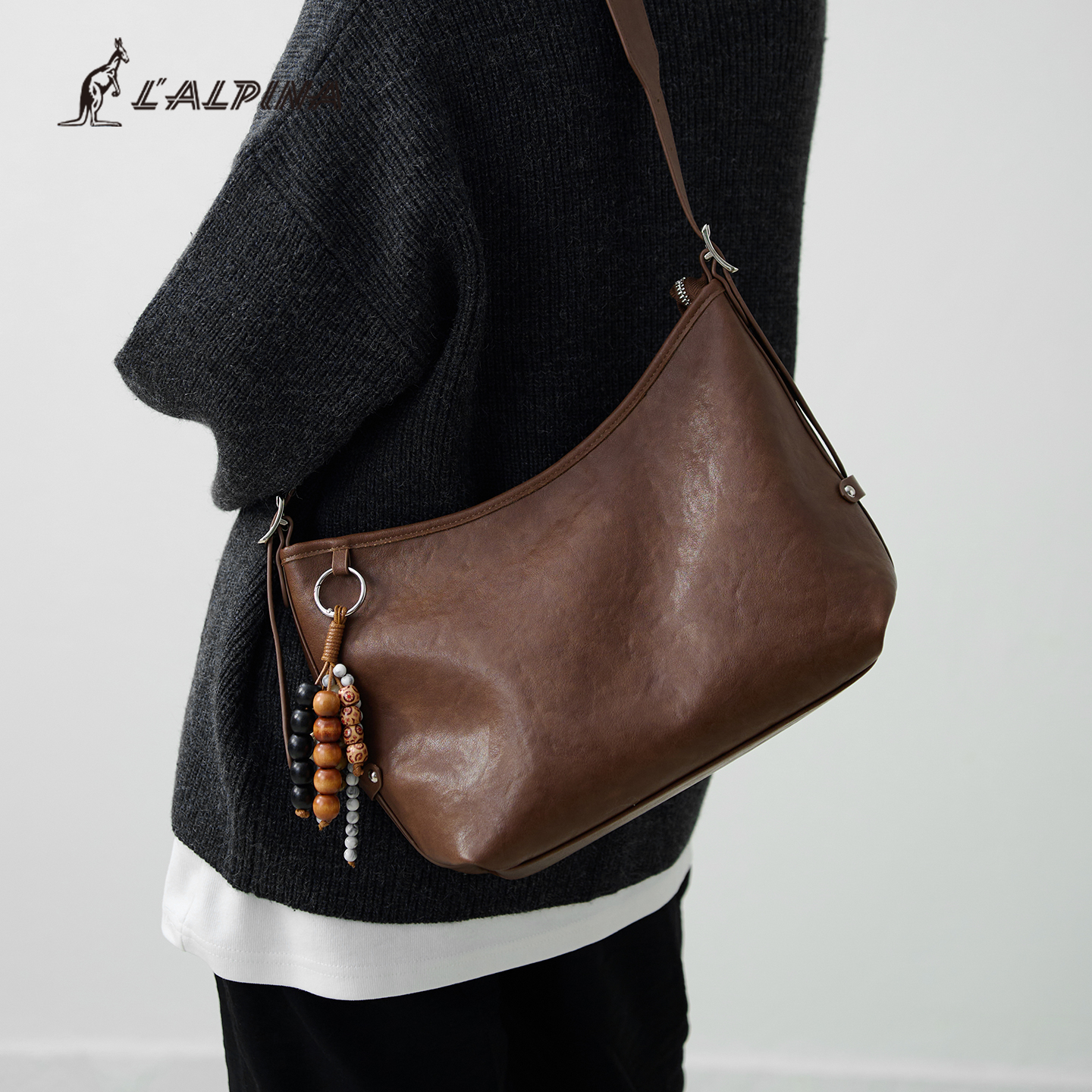 LALPINA2025新款韩系休闲腋下包