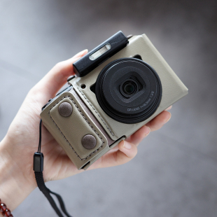 蠢小鱼数码 配件适用于理光GR4卡片相机保护套便携收纳全包真皮套