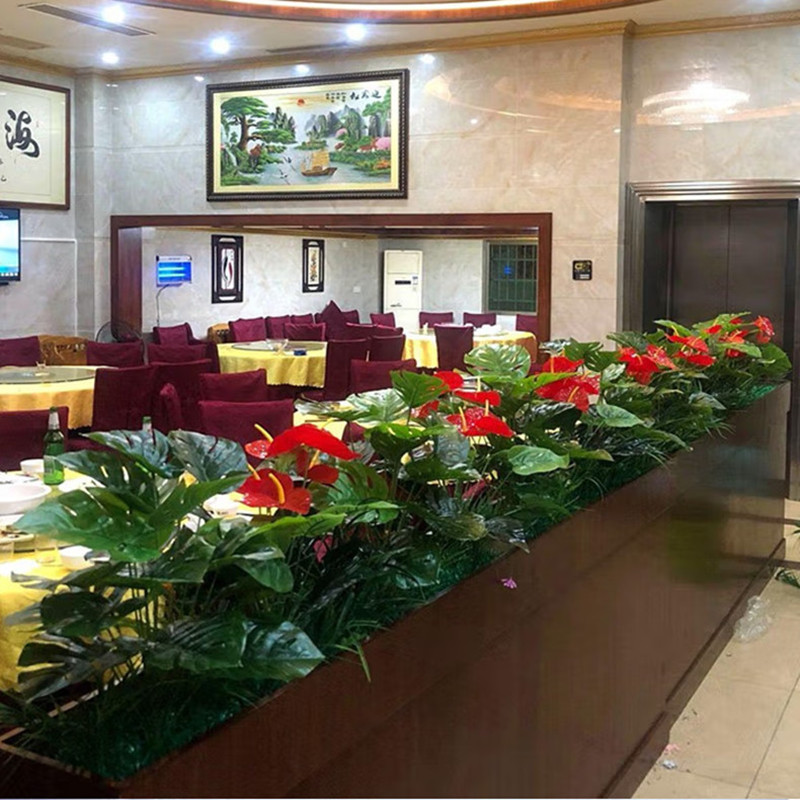 仿真植物红掌假花束客厅室内装饰盆栽摆设塑料绿植假花小盆景摆件