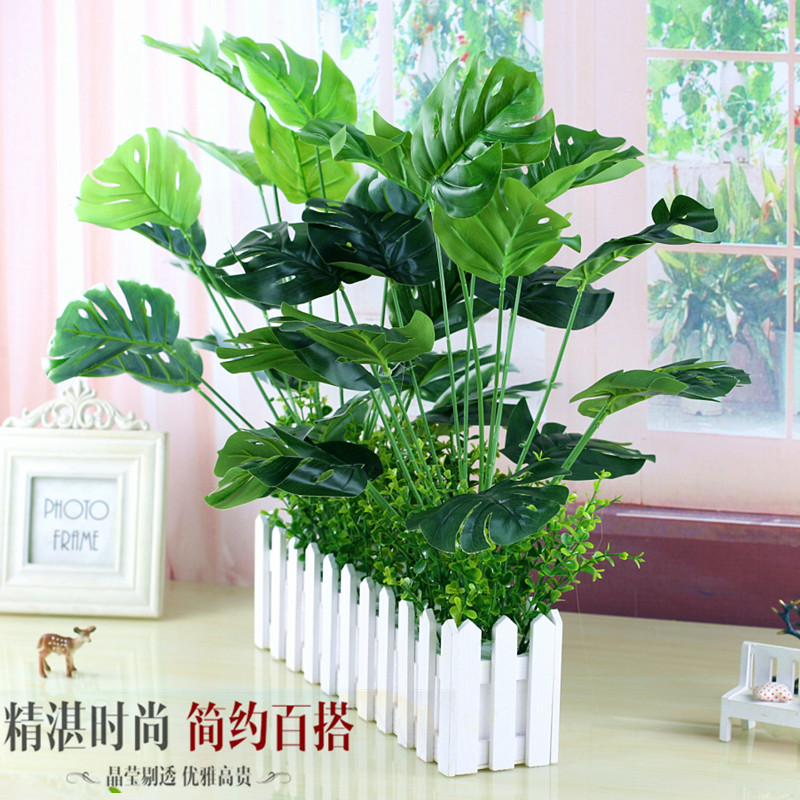 塑料客厅装饰品摆件干花束仿真