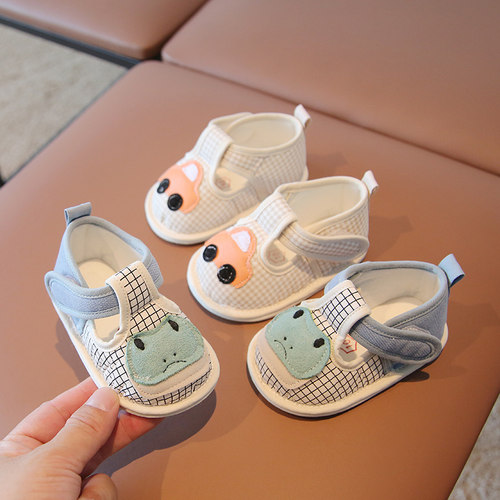 手工0-1岁婴儿室内鞋秋季布底
