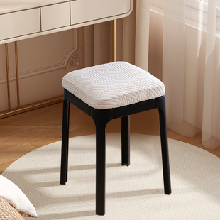 方凳套弹力家用加厚凳子套罩ins风卧室梳妆台凳套化妆椅套