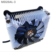 迈度MD20AL 3全新1U工控i3一体机CPU散热器ITX薄款 hptc超静音风扇