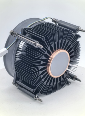 迈度MD65B-CU散热器超大铜芯滚珠高速风扇电脑台式12-13代下压式