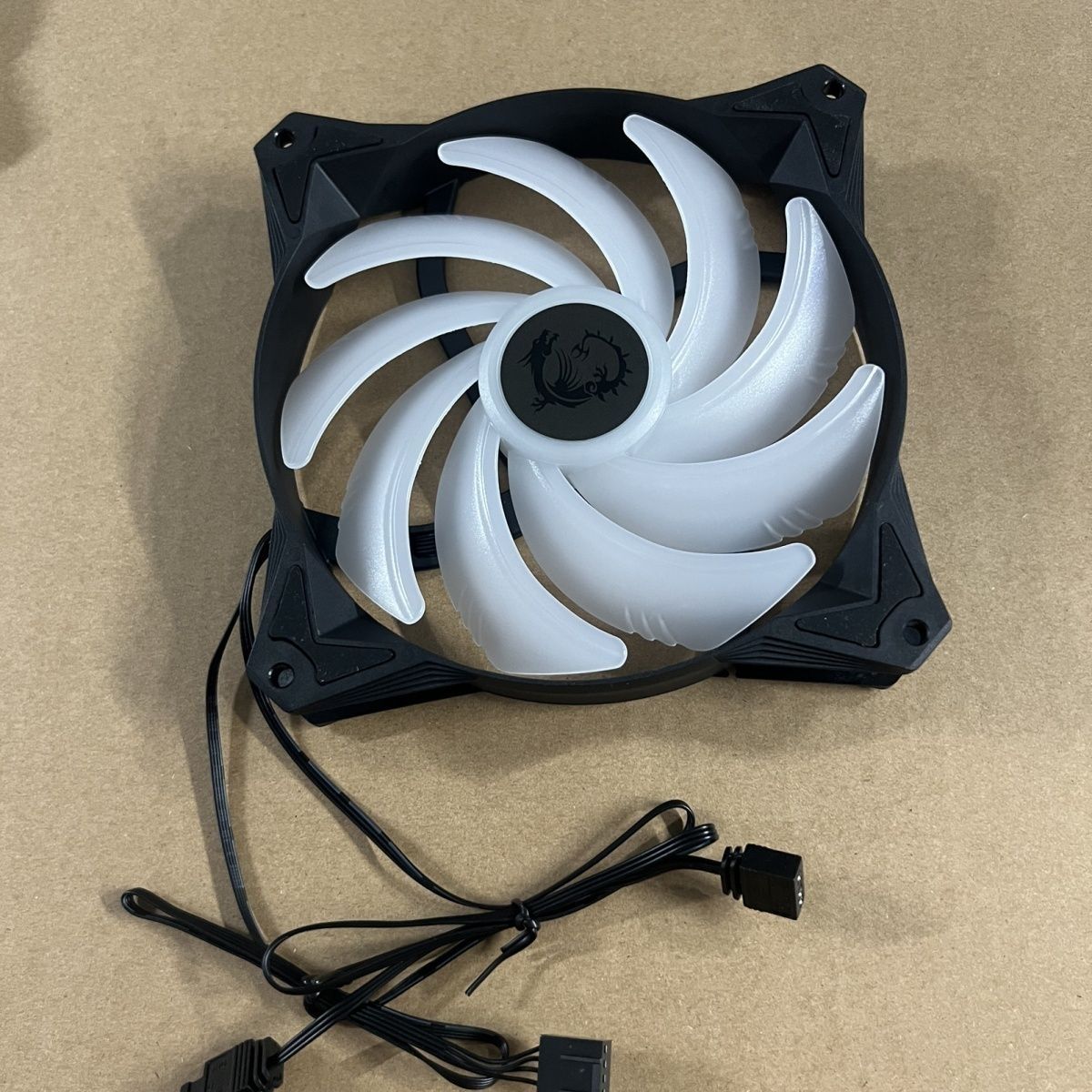 Msi/微星12020/14025-ARGB双滚珠风扇12/14CM水冷风扇4针温控风扇