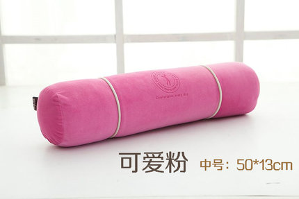 问雅糖果枕头颈椎护颈枕 保健枕竹炭圆柱枕颈椎枕垫脚枕圆枕头