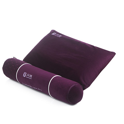 问雅颈椎枕 决明子护颈枕成人单人保健枕 圆形糖果枕圆枕颈椎枕头