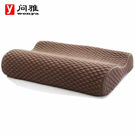 问雅慢回弹太空记忆枕颈椎枕保健枕头护颈记忆枕芯记忆棉枕头
