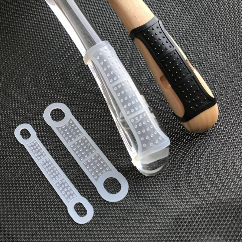 衣架防滑套硅胶防滑条服装店亚克力衣架防滑垫木衣架防滑贴皮条