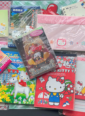 hello kitty地域限定挂件/摆件/本子/日本正版kitty中古本子手账